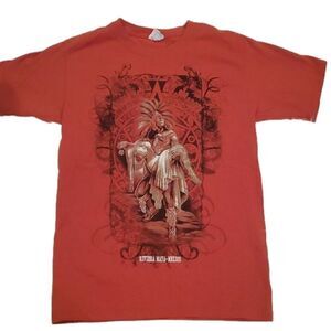 Yazbek‎ Women's Crew Neck Riviera Maya-Mexico Short Sleeve T-Shirt Small Vintage